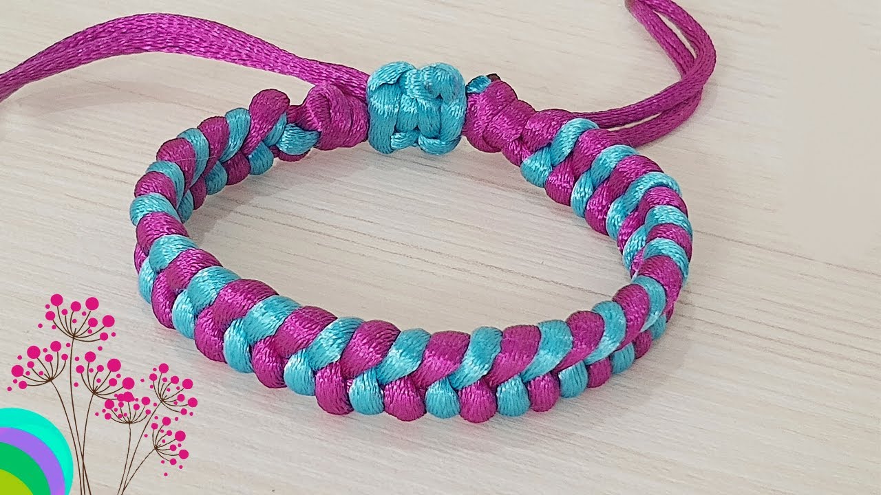 COMO HACER ESTA PULSERA NUDO DE PEZ FACIL Y RAPIDA