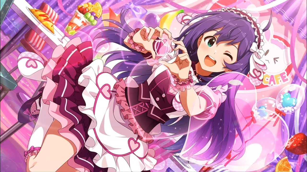 【ミリシタ/カード演出+コミュ】　望月杏奈　SSRMOE＝♡MOE＝♡　萌萌色♡キューティ