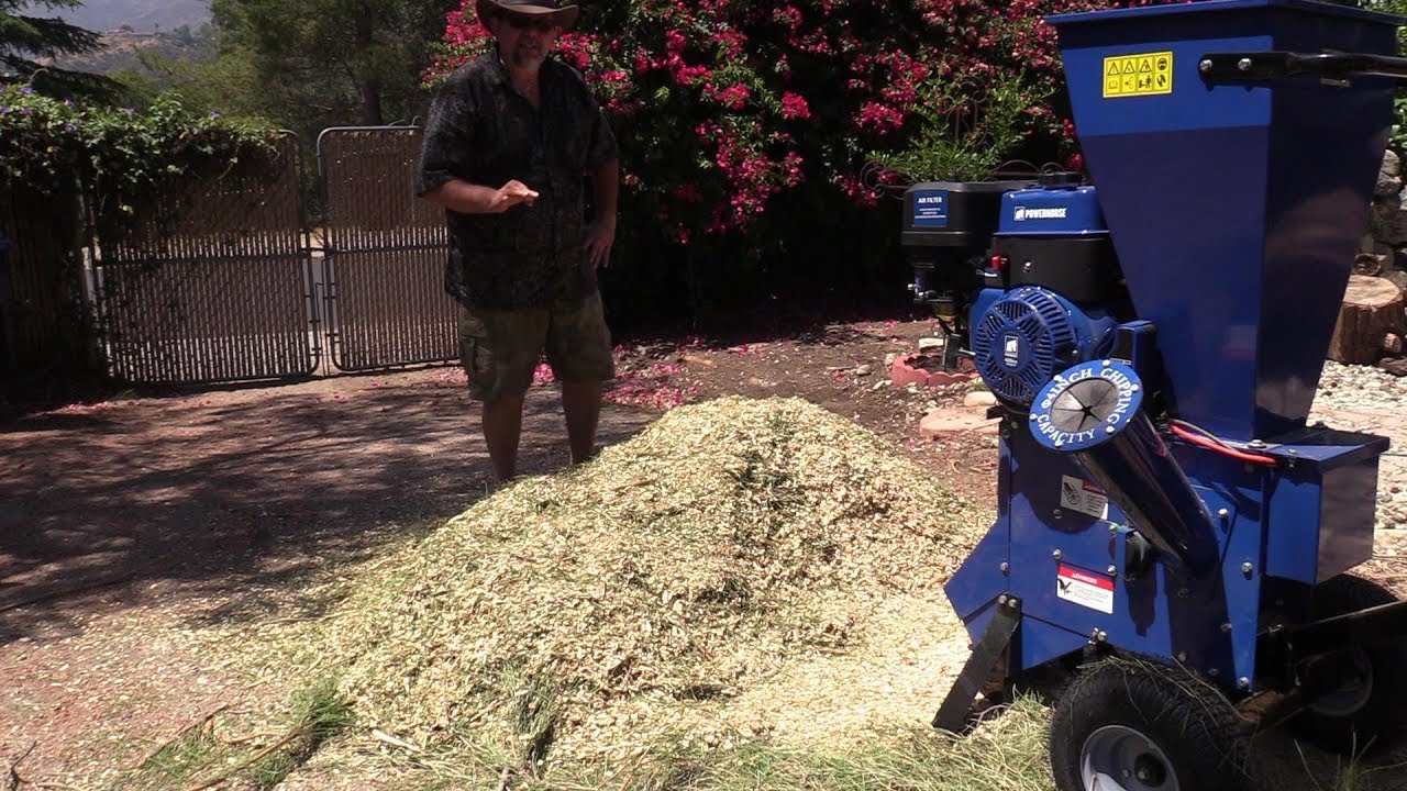 Powerhorse 4 Inch Chipper in Action, you assess
