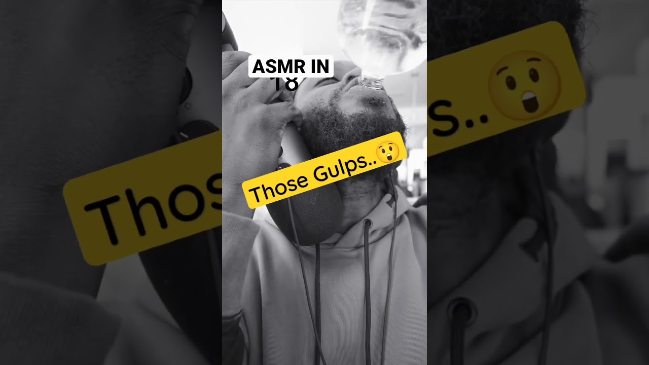 I'm Actually Thirsty Now.. 😦🤣 #comedy #funny #asmrsounds #water #gulping #bruh #isitgood #asmr