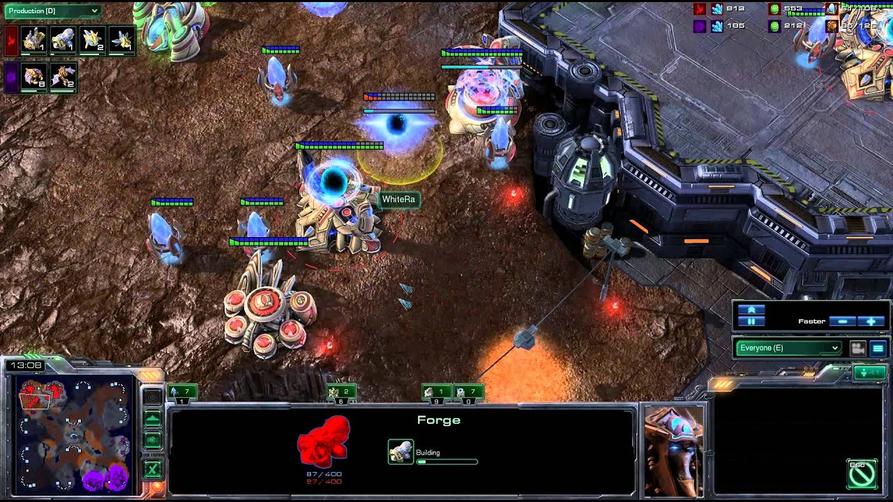 HD Starcraft 2 tt.WhiteRa v ai.Cytoplasm g2