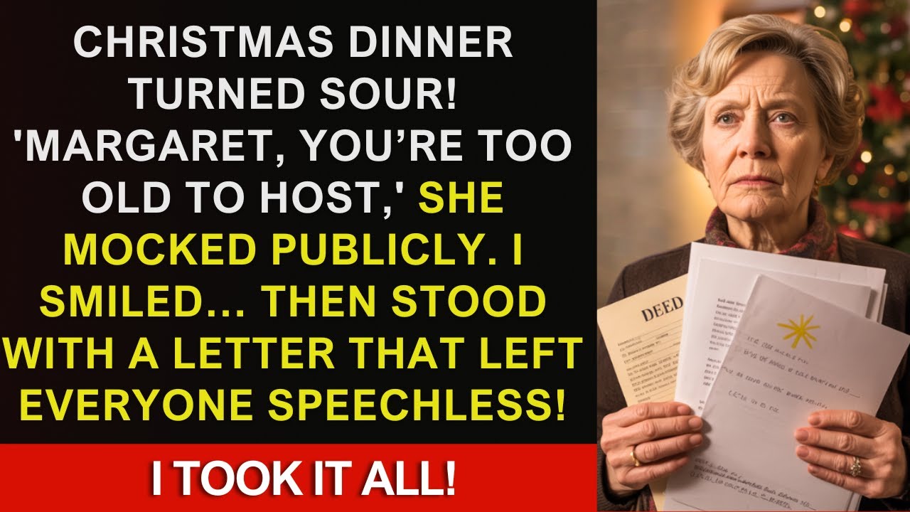 She Humiliated Me at Christmas Dinner—I Smiled, Left, and Wiped Out Her College Fund