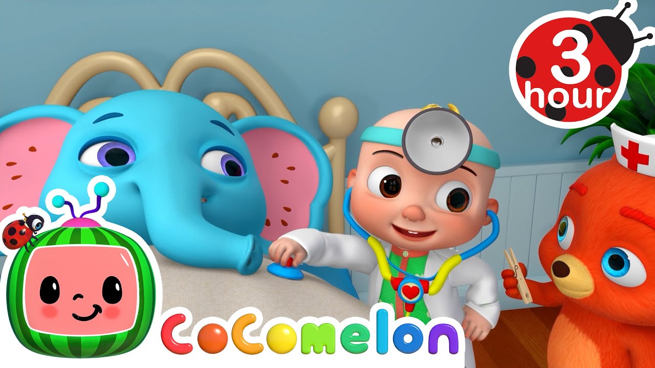Oh No! Emmy's Sick! | Cocomelon - Nursery Rhymes | Fun Cartoons For Kids | Moonbug Kids