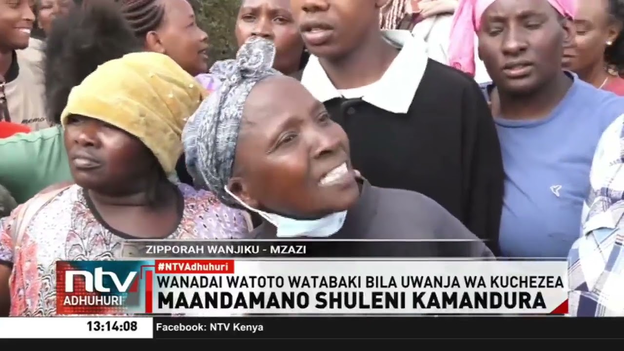 Wazazi wa shule ya Kamandora, Limuru waandamana wakidai njama ya unyakuzi wa ardhi
