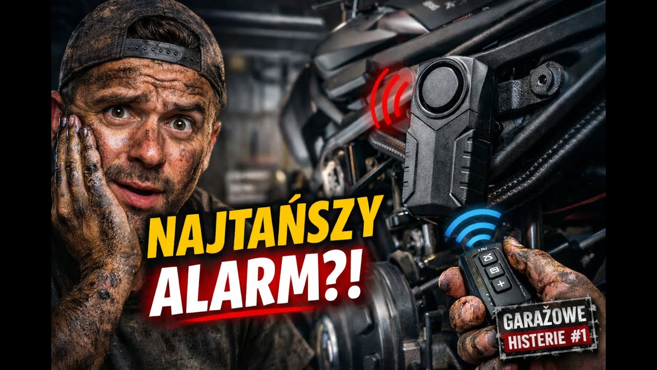 Najtańszy alarm motocyklowy z Allegro – montaż i test - czy to ma sens?
