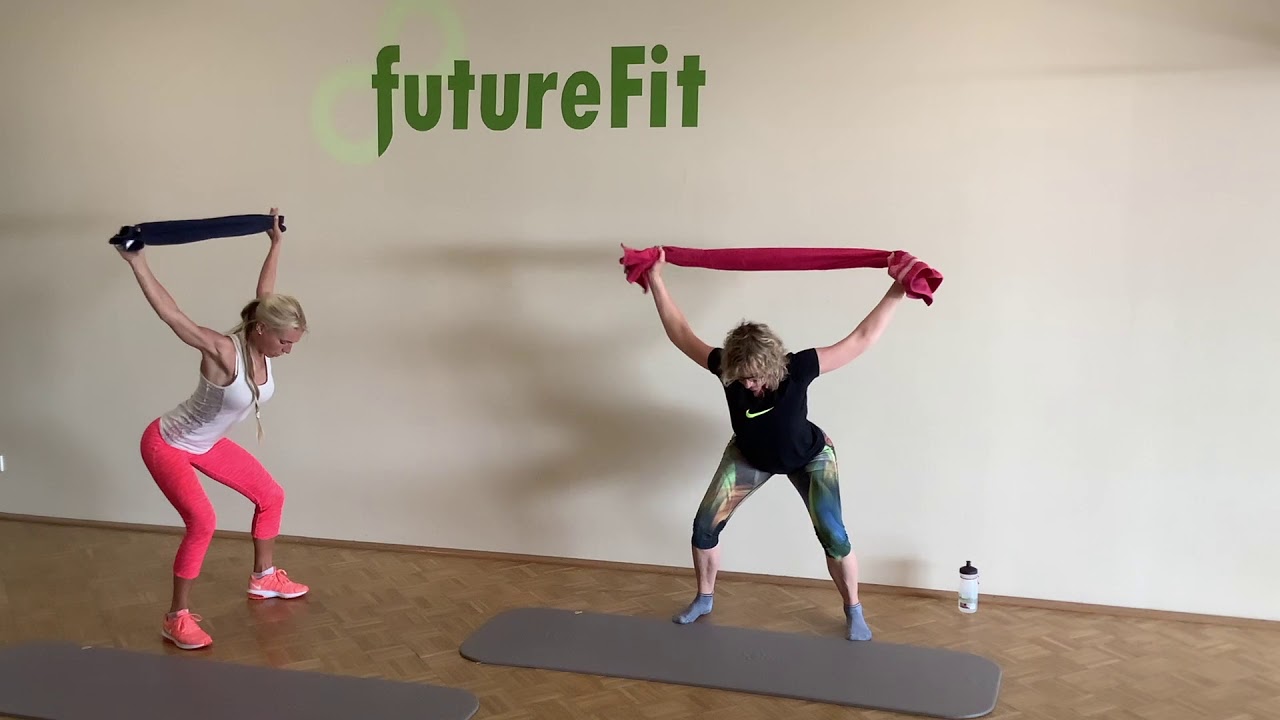 Handtuch-Workout mit Sarah & Kerstin