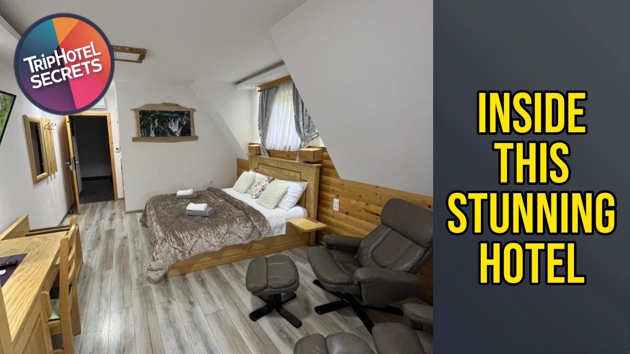 Rustic Inn River - Inside This Stunning Hotel | Plitvicka Jezera, Croatia🌟