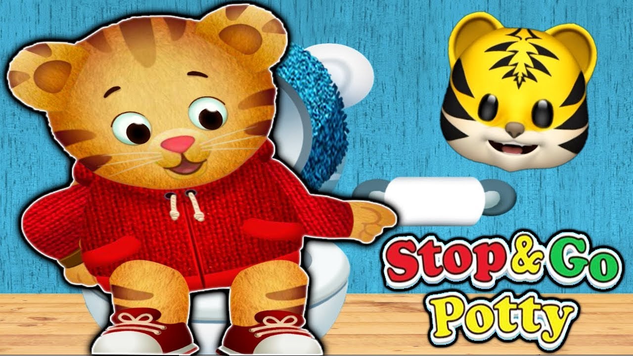 DANIEL TIGER Stop & Go Potty Gameplay NEW! 🐯Daniel Tiger's Neighborhood Bathroom Routines