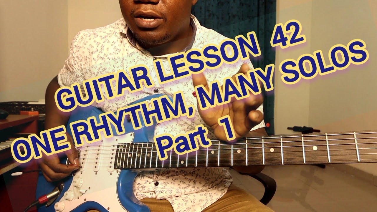LEARNING KAMBA BENGA GUITAR with ERIC MBUVI TUTORIAL PART 42- ONE SIMPLE RHYTHM,SEVERAL SOLOS (pt 1)