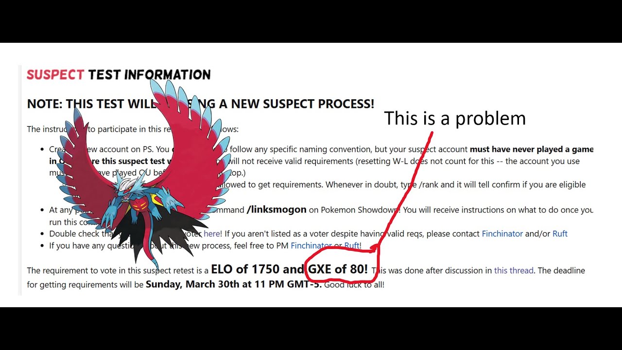 Pointless Elitism of Smogon Suspect Tests