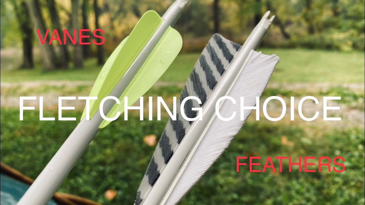 The best arrow fletchings for shooting a traditional bow!