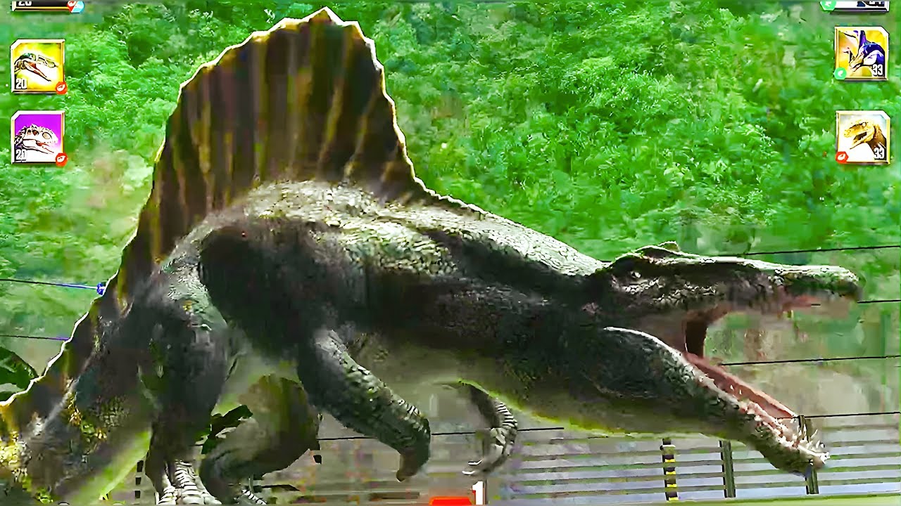 Jurassic World The Game - Геймплей битвы в гибридной вселенной