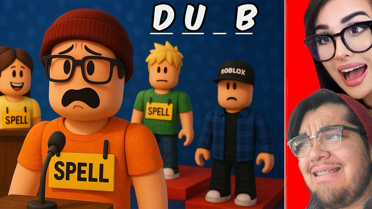 Roblox Spelling Bee с sssniperwolf