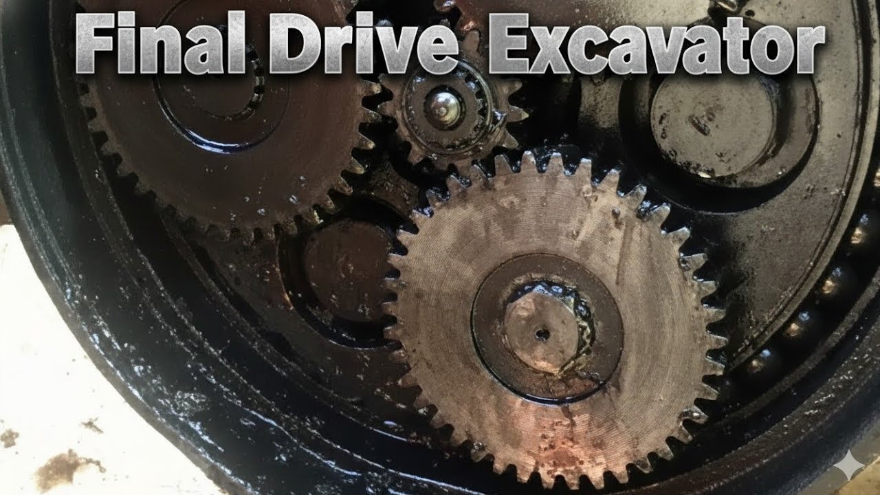 CARA BONGKAR FINAL DRIVE EXCAVATOR ‼️KOMATSU PC75