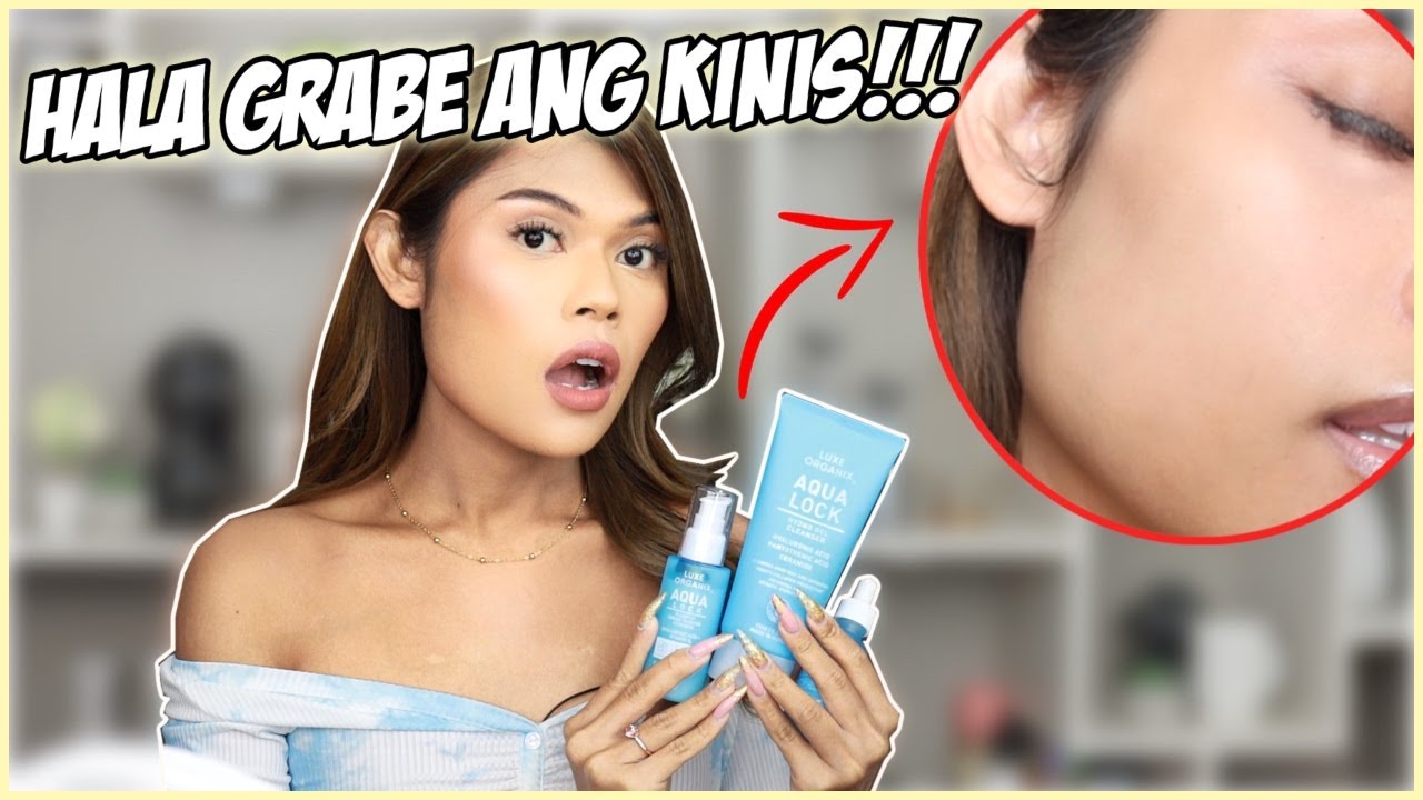 LUXE ORGANIX AQUA LOCK REVIEW! GRABE ANG PAGKAKINIS NG SKIN KO! ANUNG KABABALAGHAN MERON ITO?!