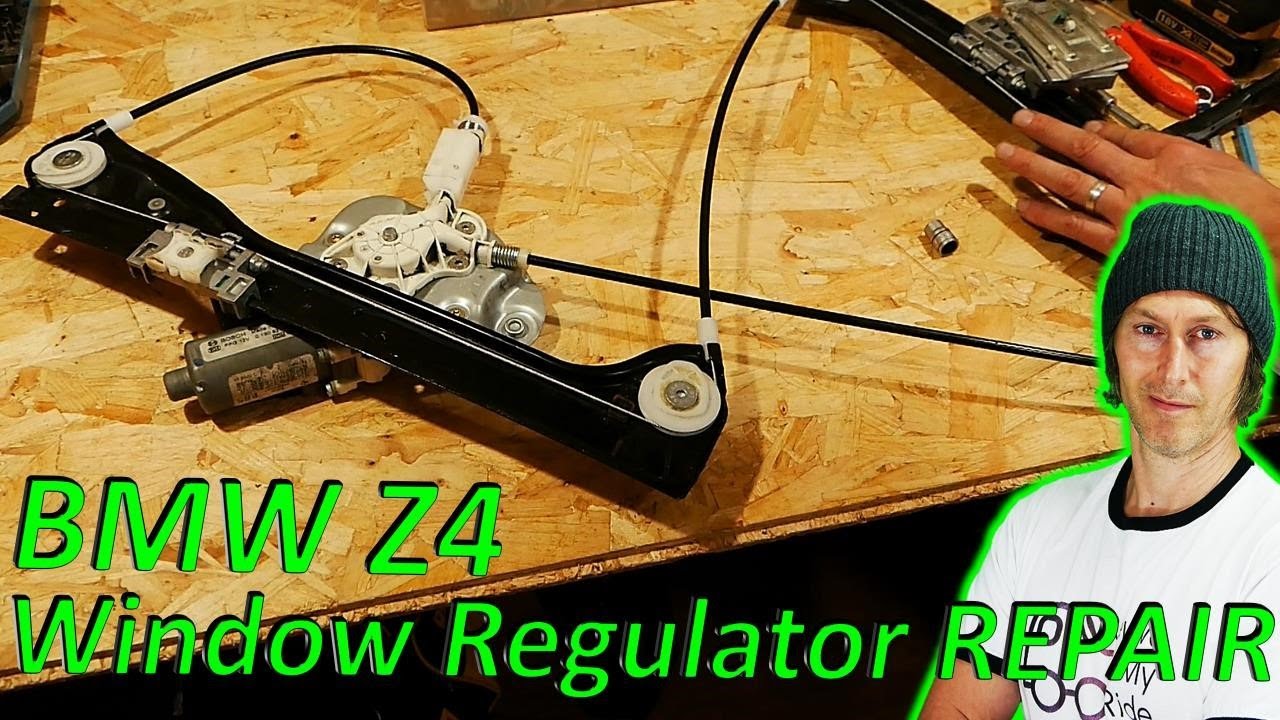 Ремонт стеклоподъемника BMW Z4 (трос) - BMW Z4 E85 / E86