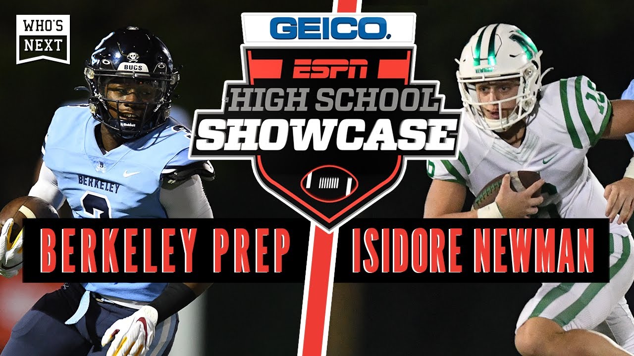 Berkeley Prep (FL) vs Isidore Newman School (LA) - ESPN Broadcast Highlights