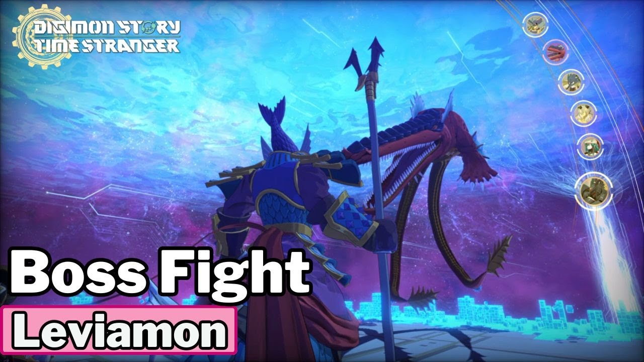 Leviamon Boss Fight - Digimon Story: Time Stranger