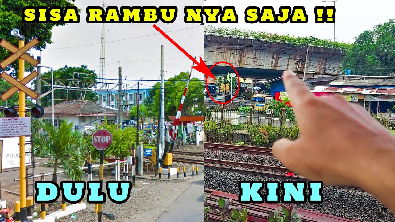 TINGGAL KENANGAN !! Perlintasan Kereta Api JPL 63 Klender Baru