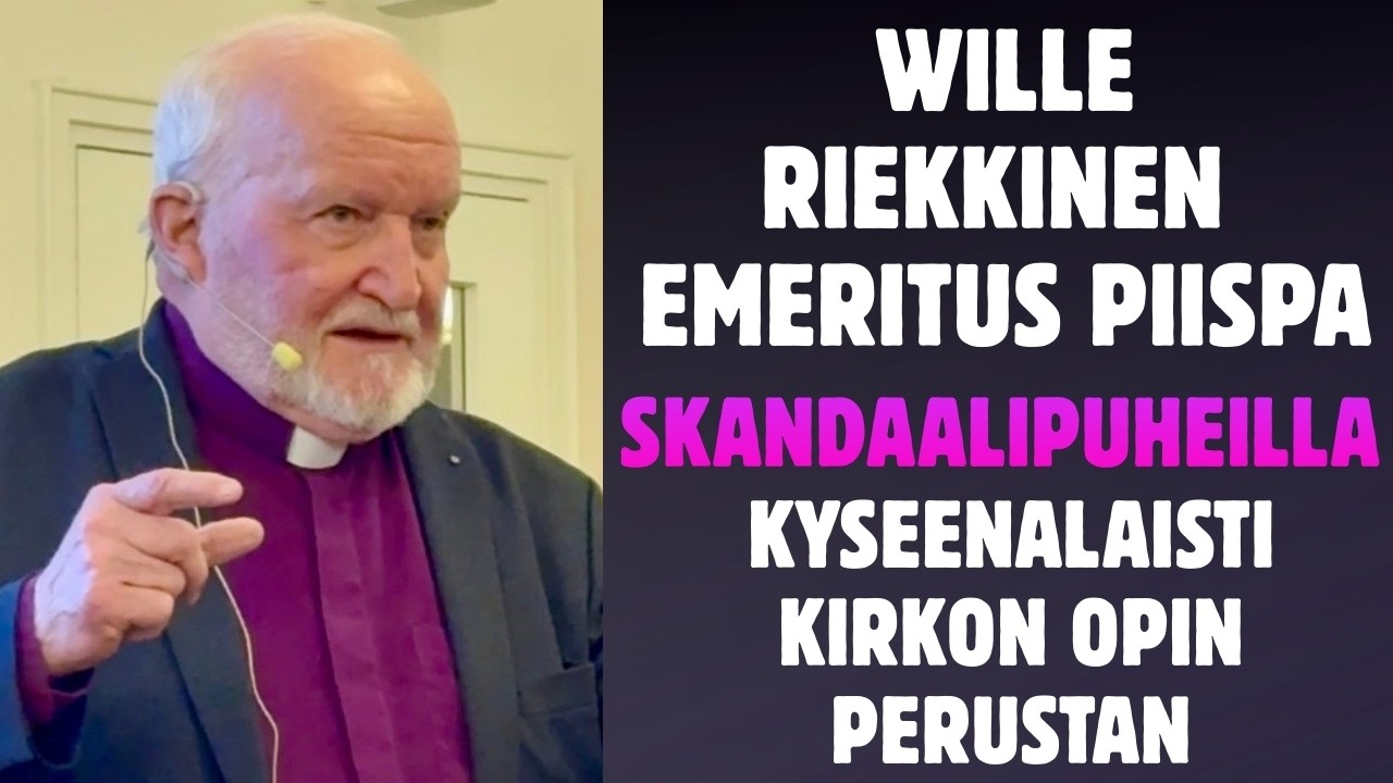 Wille Riekkinen emeritus piispa: 
