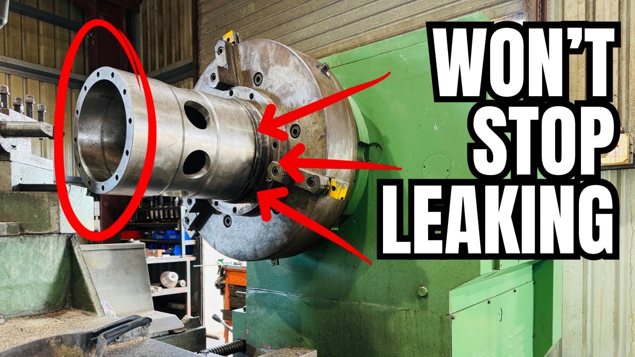 Machining 0-Ring Grooves (To Fix a GIGANTIC Leaking Water Swivel)