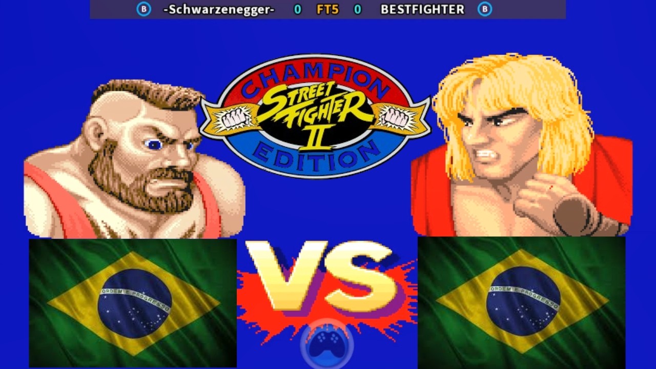 Street Fighter 2'CE -Schwarzenegger- vs BESTFIGHTER FT5