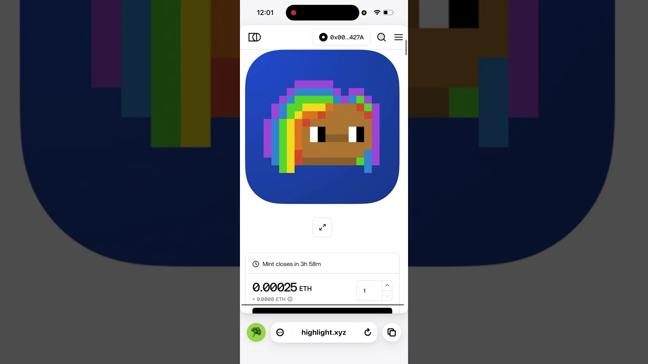 Rainbow Wallet Airdrop - Mint This Rainbow NFT ASAP. 3 Hrs Left