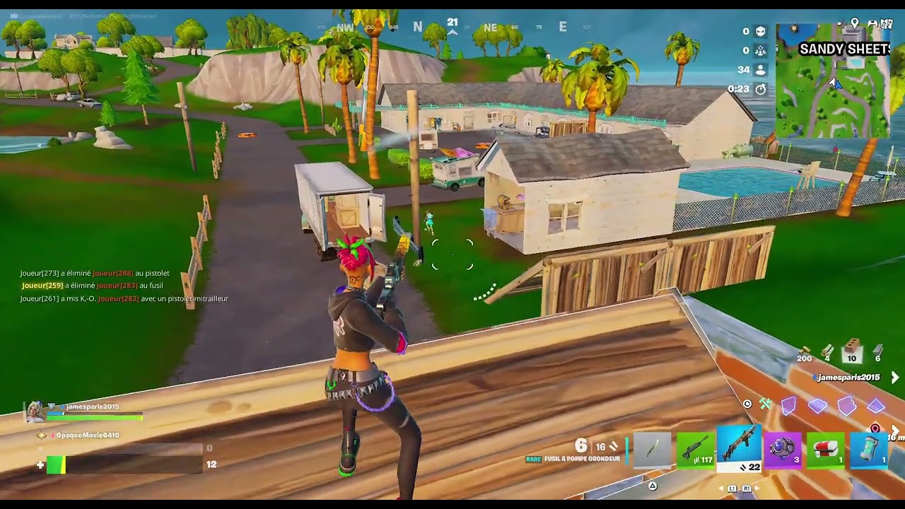 je joue en recharge classé avec james