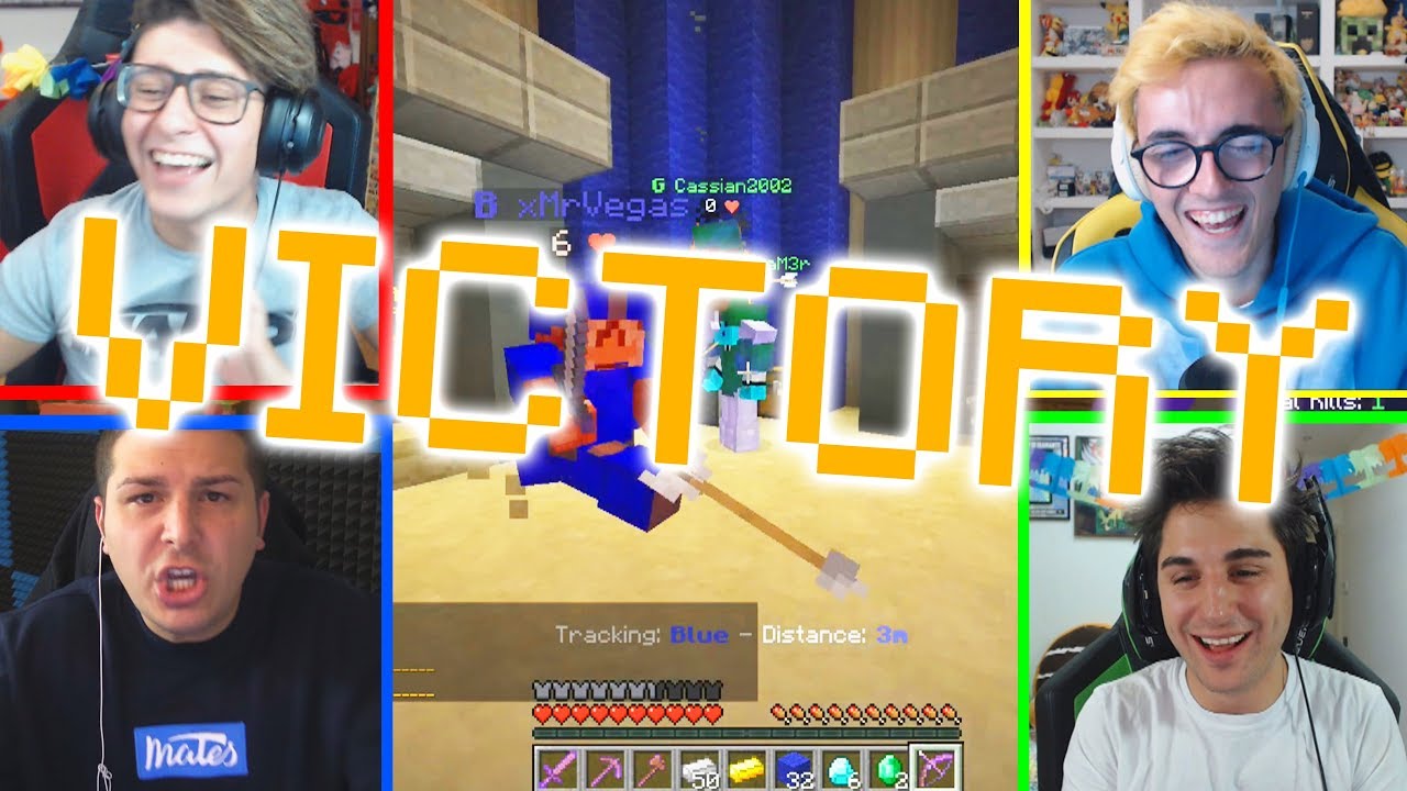 BEDWARS DEI MATES CON QUADRUPLA FACECAM!!