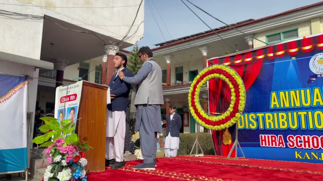 Annual prize distribution ceremony at Hira school and college kanju swat 