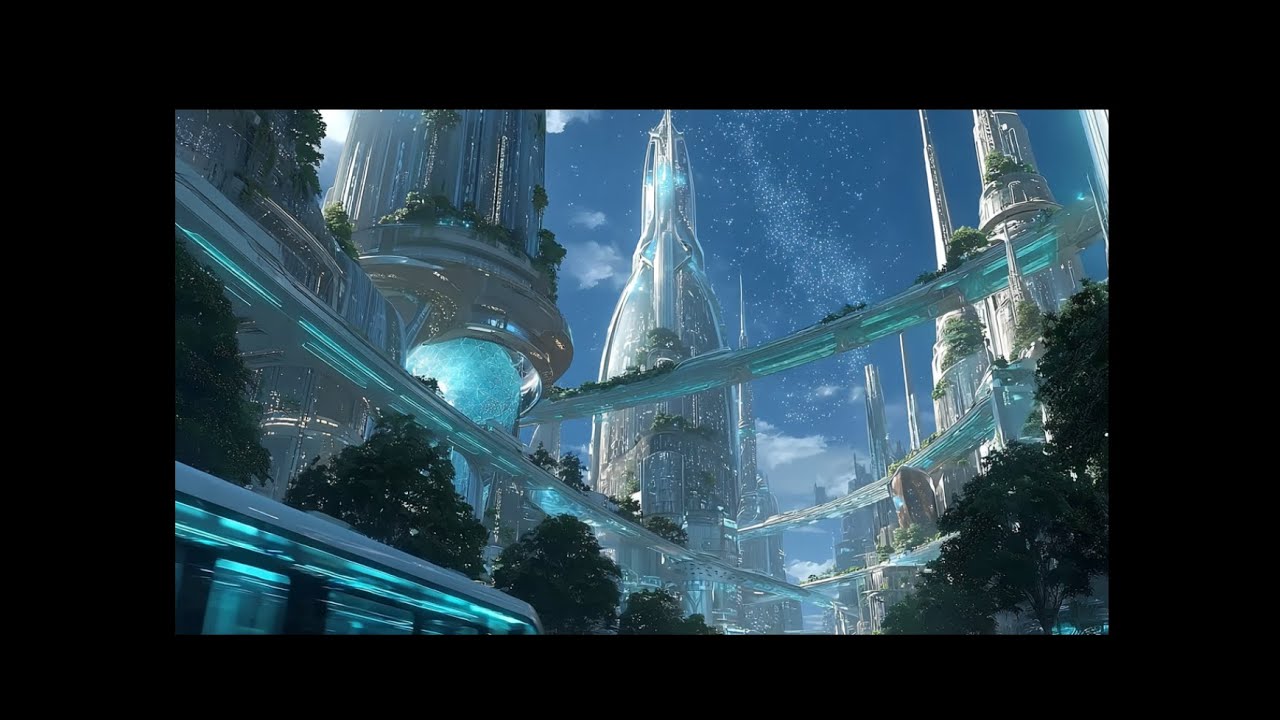 Year 2150 Future City: A Glimpse into Tomorrow