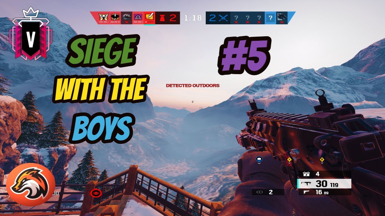 Insane Clutches And Funny Moments - Rainbow Six Siege (60 FPS)