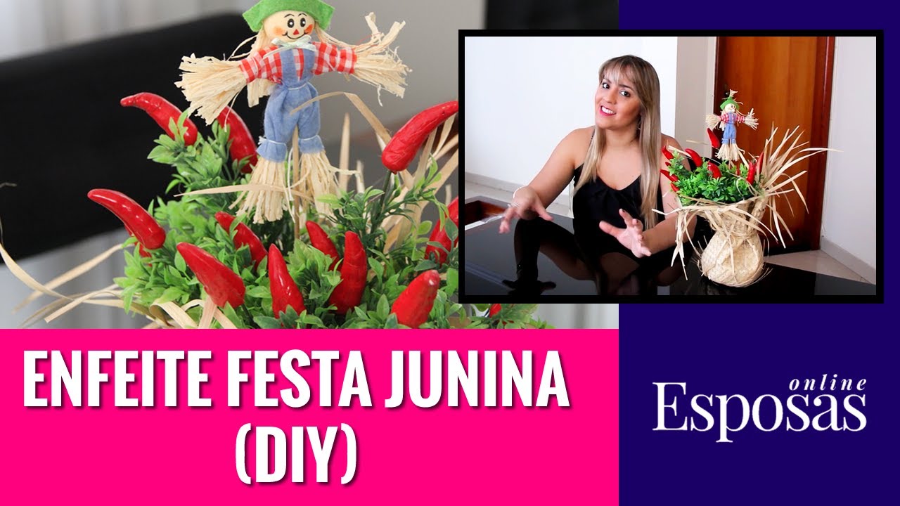DIY Decora&ccedil;&atilde;o Festa Junina - Enfeite Junino F&aacute;cil