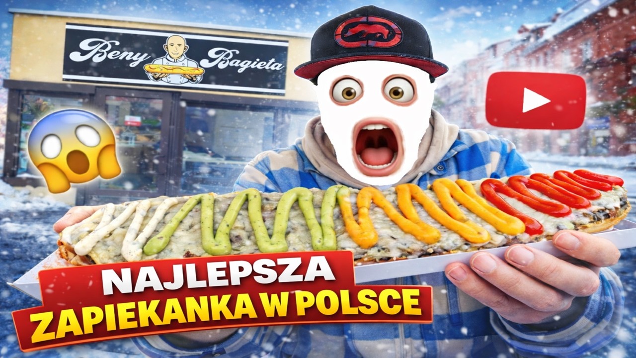 Znalazłem ABSOLUTNIE NAJLEPSZĄ zapiekankę w całej Polsce! Ten smak to po prostu kosmiczny odlot 🤯