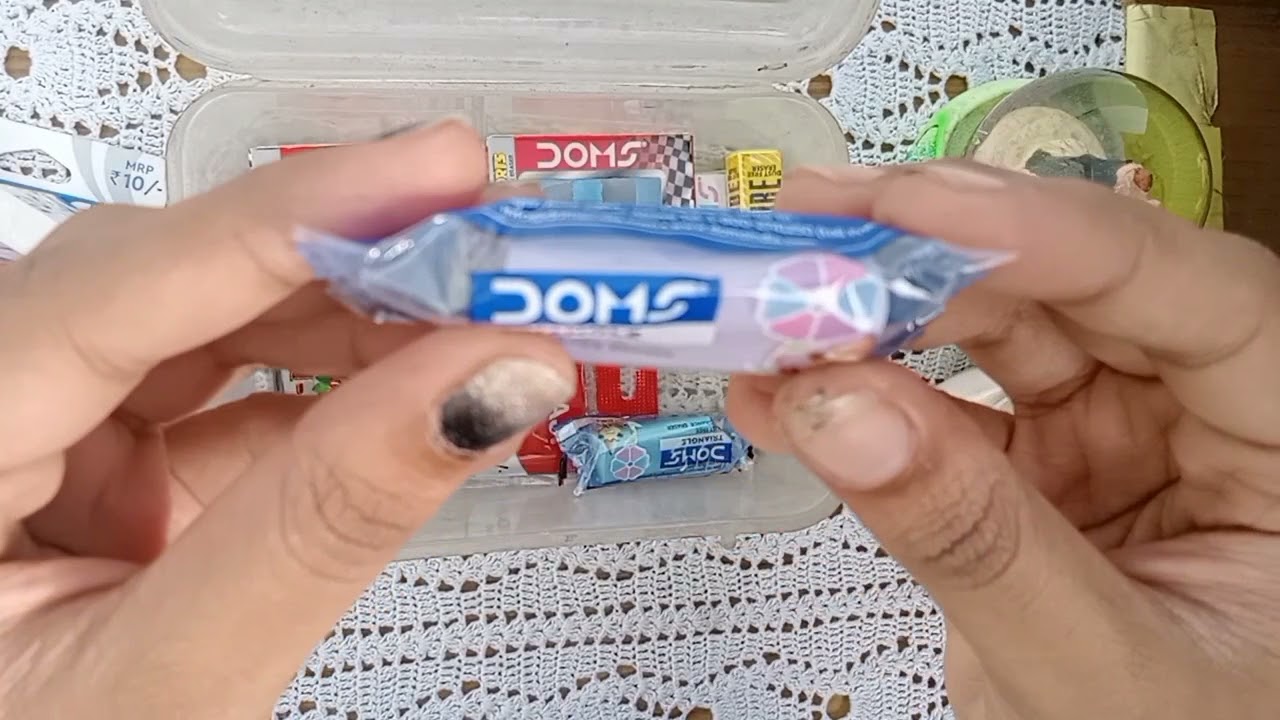 Eraser collection 😍😍#eraserheads #doms #1daychallenge #yukti#stationeryhaul#stationeryreview