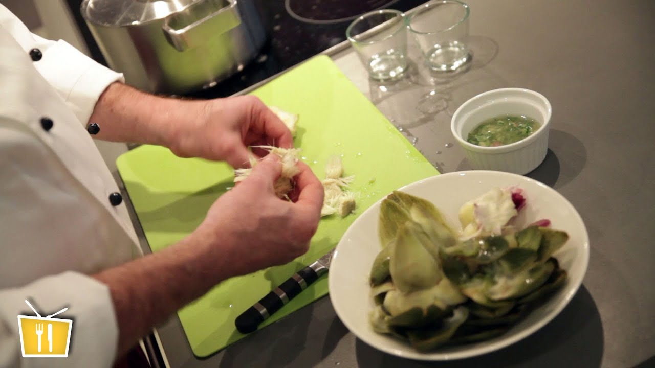 Artischocke zubereiten nach Originalrezept - Franz&ouml;sisch Kochen mit Pierre