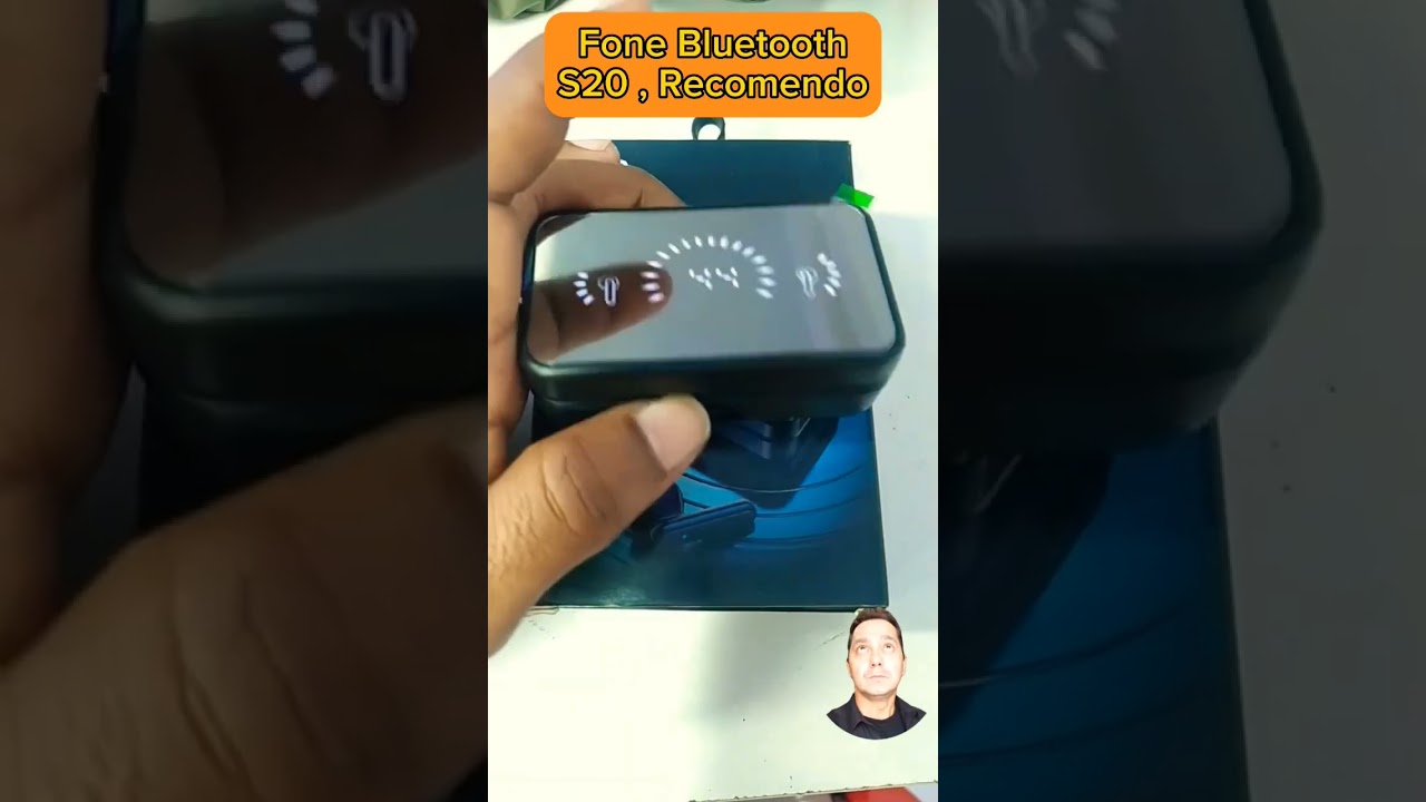 Fone Bluetooth S20 Super recomendo #viral #foryou #youtubeshorts #tws #fonebluetooth #fonedeouvido