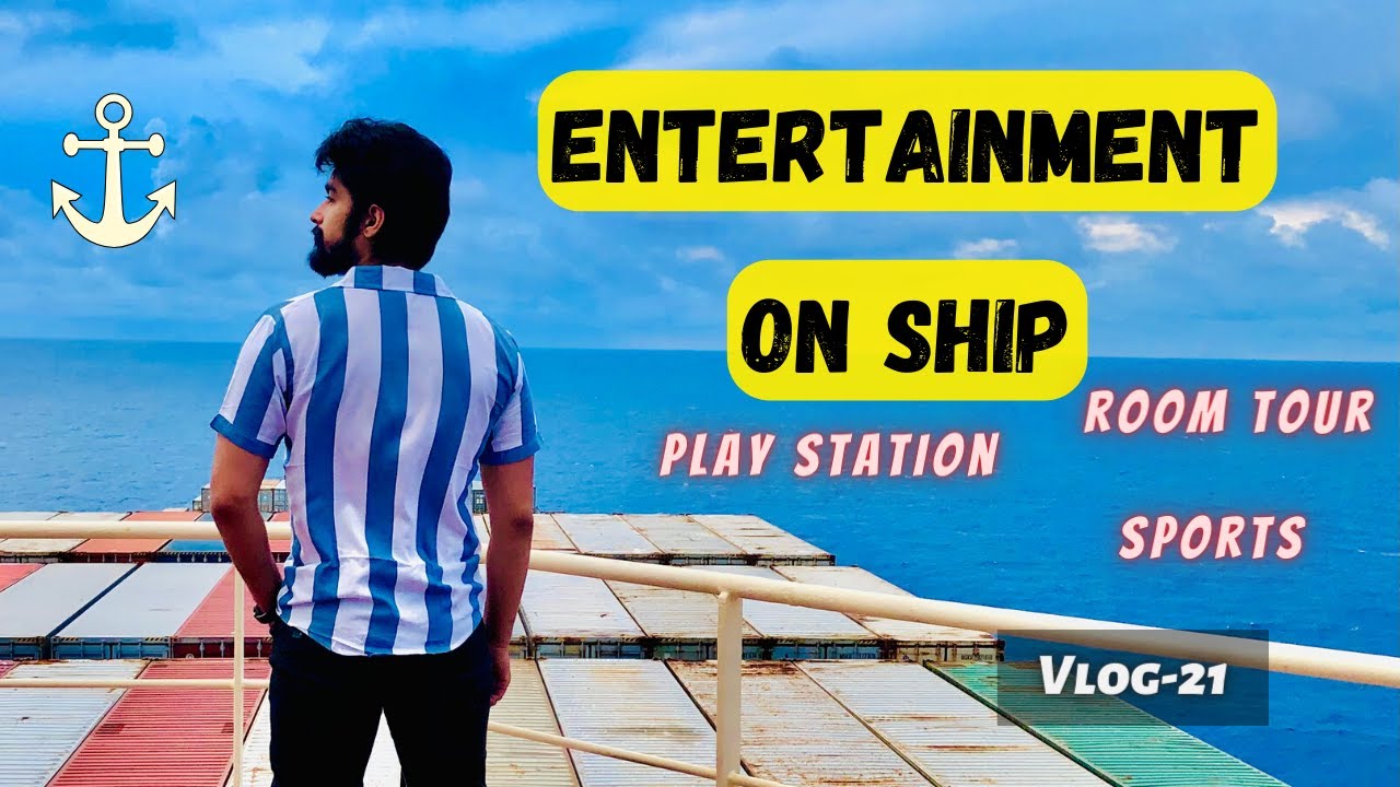 Entertainment inside HUGE CARGO SHIP | Room Tour, Games, sports & much more| #vlog21