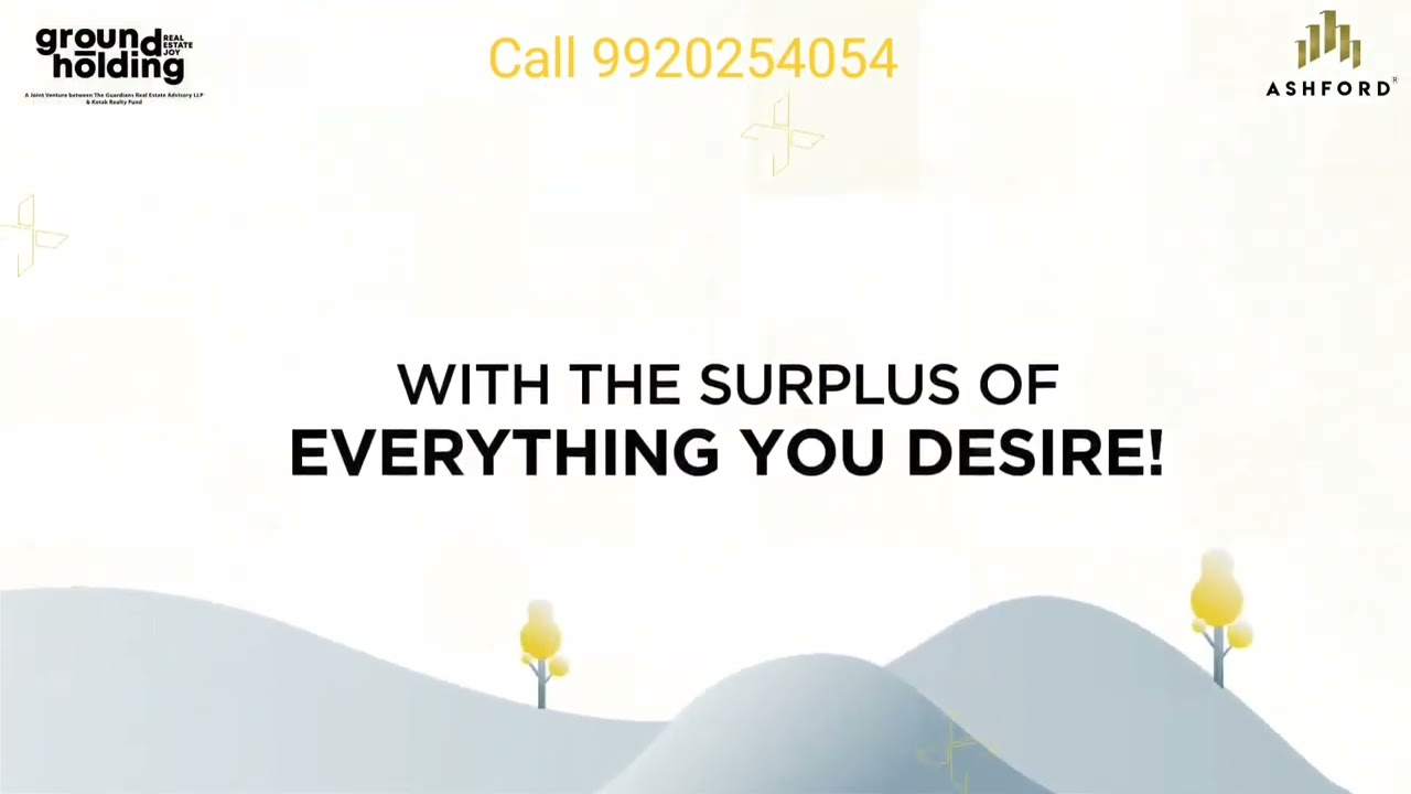 1 and 2 bhk flats on sale by Ashford Developer. Call now on 9920254054.
