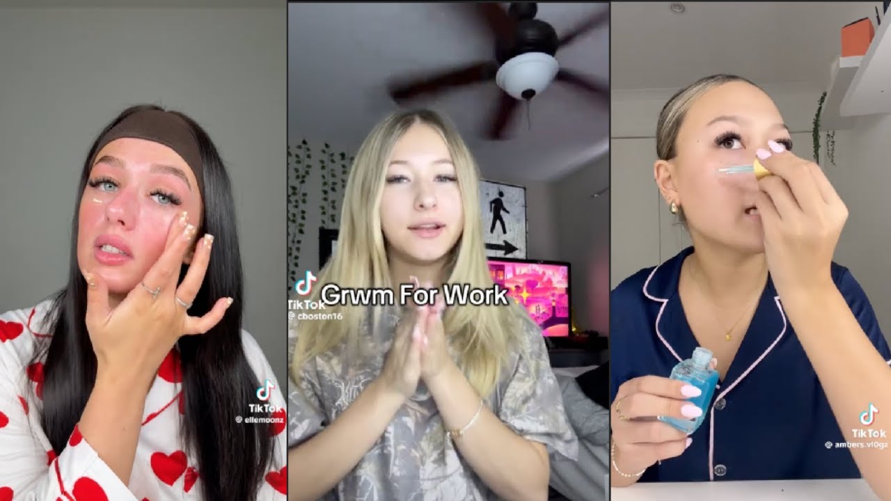 GRWM FOR WORK TIK TOK COMPILATION