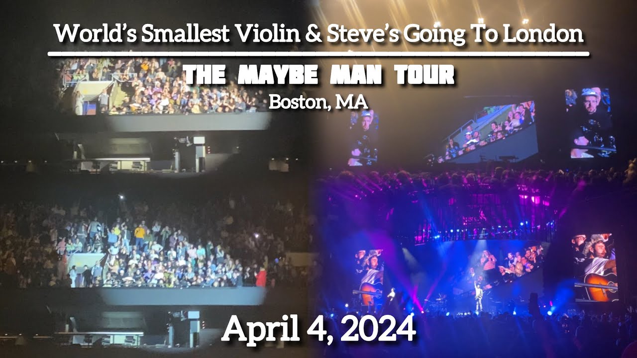 AJR - World’s Smallest Violin & Steve’s Going To London On BAL316! (Live At TD Garden) - 4/4/24