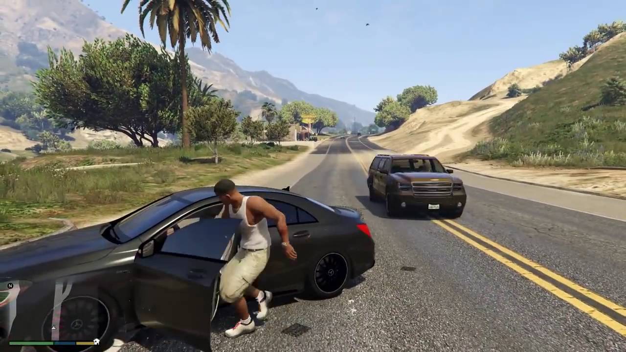 GTA 5 Моды    Mercedes Benz CLA45 AMG Black   МОЙ НОВЫЙ МЕРС!