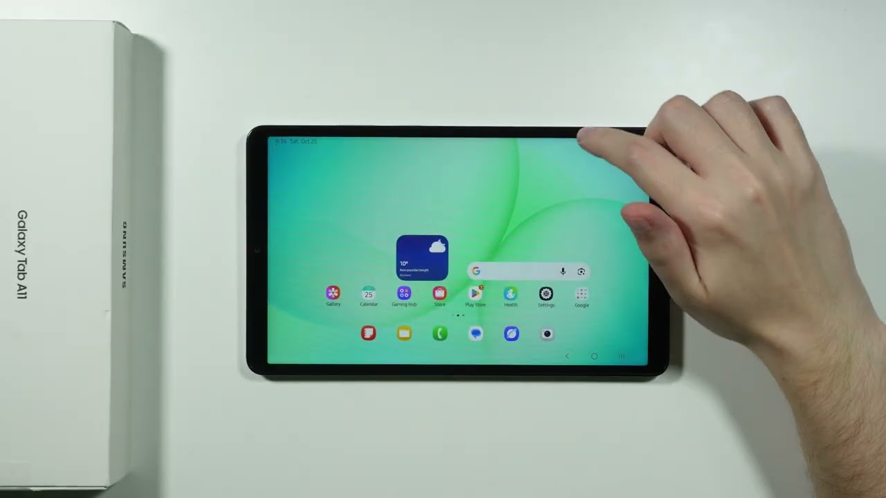 Samsung Galaxy Tab A11: как заряжать другие устройства (обратная проводная зарядка)