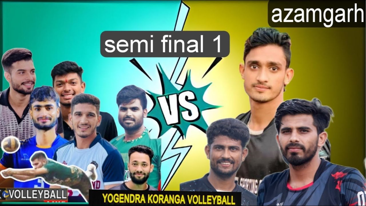 semi final 1 azamgarh vs khanna club  volleyball match live