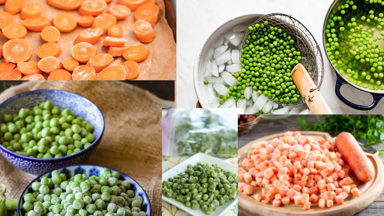 How to freeze carrots and peas for Ramzan #video #food #recipe #ramzanspecial #ramzanprep #easyrecip