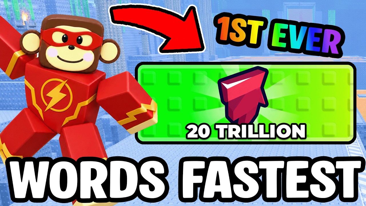 STARTING OVER with 20 *TRILLION* SPEED BOOST in +1 SPEED MONKEY ESCAPE...