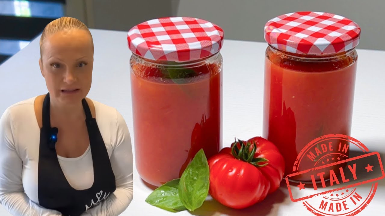 Rajčatová omáčka passata salsa z čerstvých rajčat