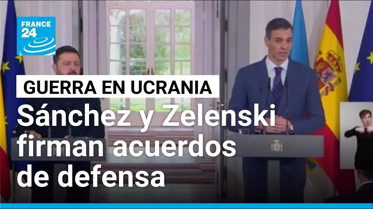Sánchez y Zelenski firman acuerdos en materia de defensa