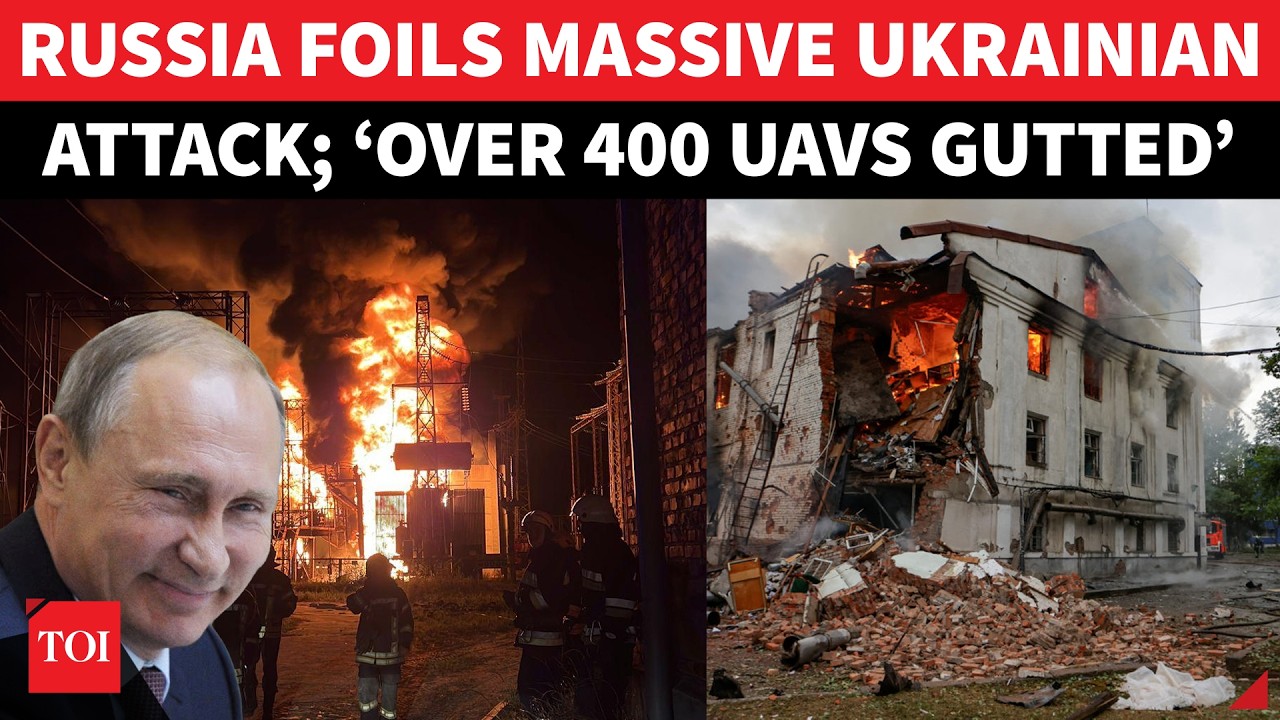 Putin Crushes Huge Ukrainian Blitz; 400+ Drones Shot Down | &lsquo;Russia To Avenge Killing Of&hellip;&rsquo;