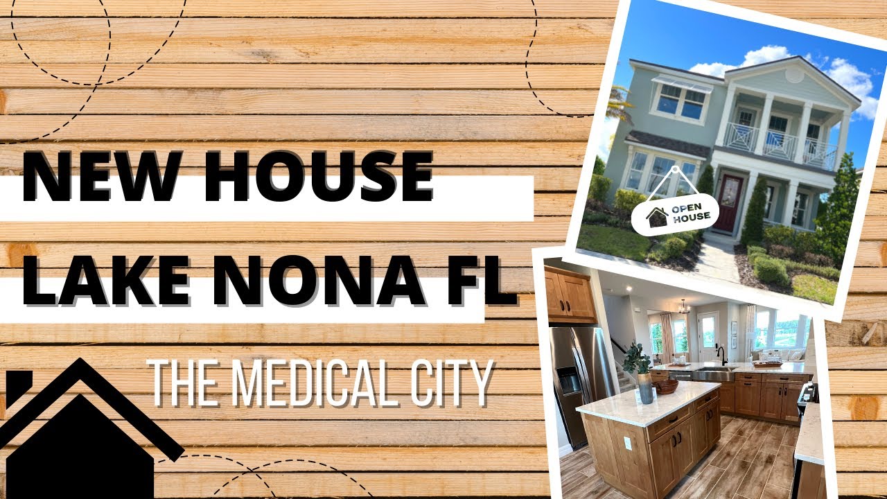 HOUSE FOR SALE LAKE NONA NEW CONSTRUCTION THE MEDICAL CITY -  ORLANDO FLORIDA